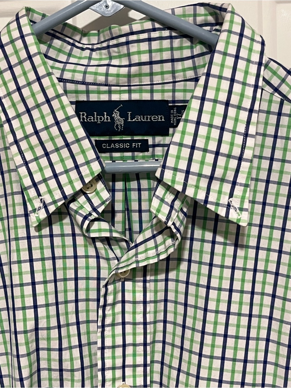 Ralph Lauren L/S Button Down Dress Shirt Classic Fit Men’s Sz 17 - 34/35